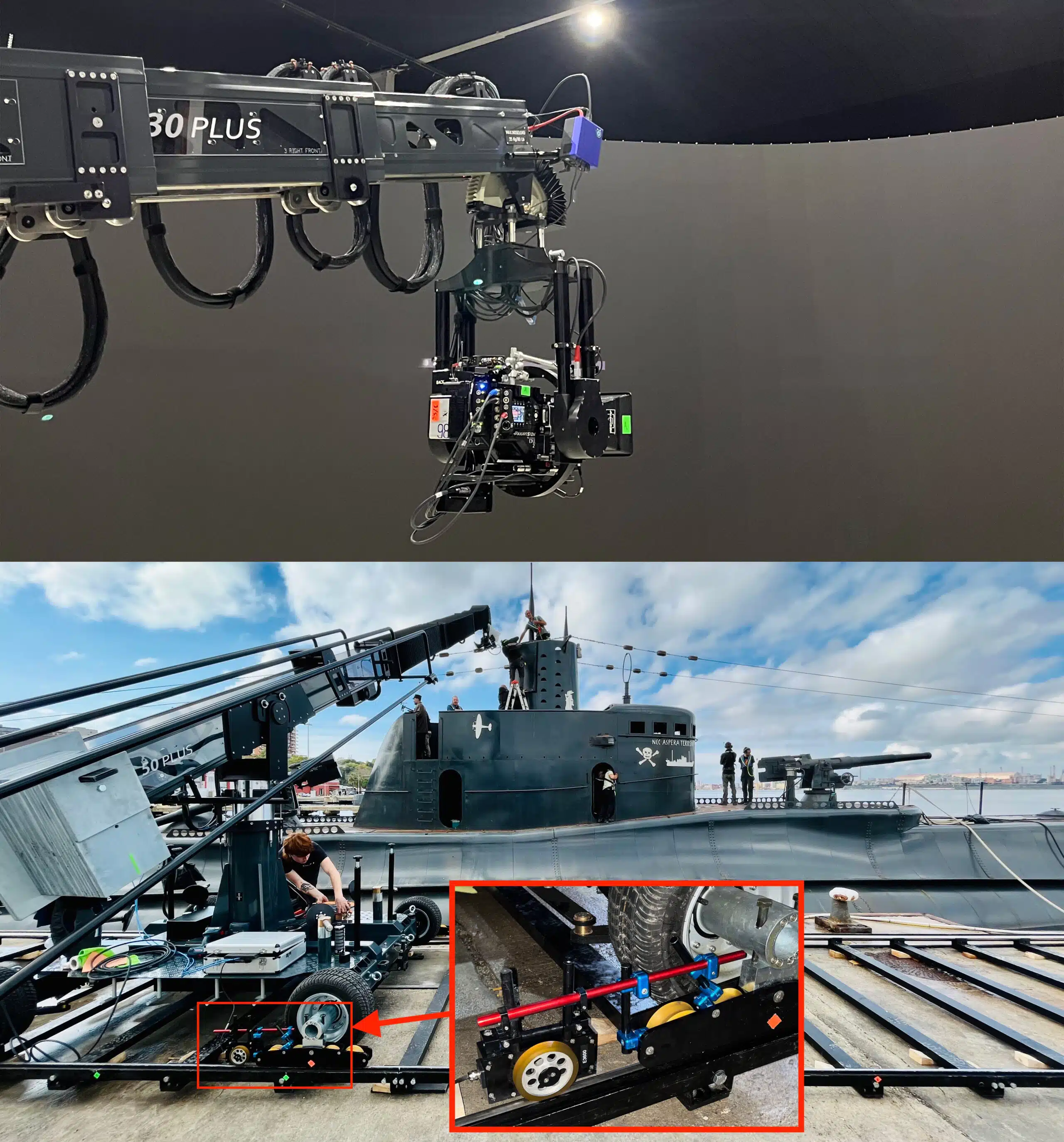 Technocrane Setup